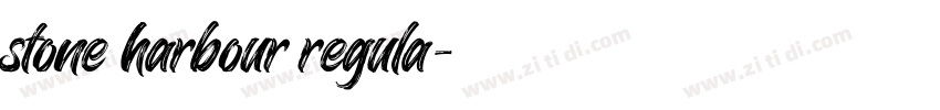 stone harbour regula字体转换